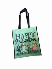 Natural Life Happy Halloween Reusable Tote Bag New Recycled Plastic Animals