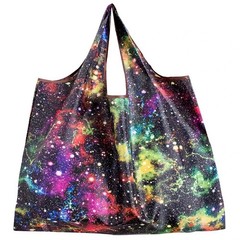 Eco-Friendly Reusable Shoulder Bag Portable Folding Tote for Travel & Groceries