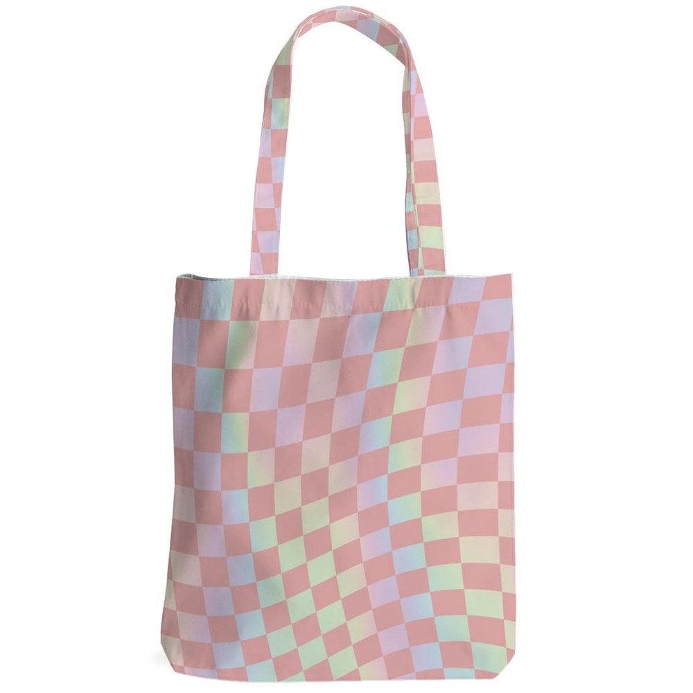 Checkered Pink Decor Weekender Beach Bag Tote Bag for Women Checkered Lover B…