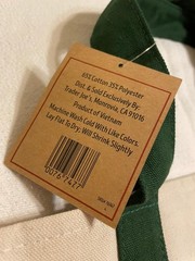 Trader Joe’s Red & Green Set: Mini Canvas Tote + Micro Tote & Grocery Bag – 6 pc