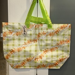 Le’ale’a Hawaiian Puakenikeni & Pikake Flowers Print Large Reusable Bag NEW