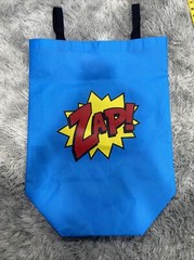Superhero Reusable Eco Blue Gift/Shopping Bag ZAP 2 Handle Large Fabric Comcon