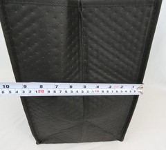 INSULATED Grocery Bag Reusable Large Cooler Shopping Tote BLACK SRF Logo