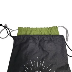 2 Medium Drawstring Thin College Bags 11.5″x9.25″