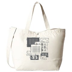 Banana Fish Beige Canvas Reusable Tote Bag 18x12x6