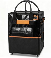 Multi-Functional Rolling Tote – 75L Capacity for Groceries, Storage & Travel