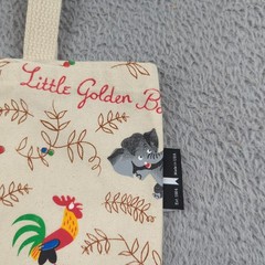 Out Of Print Little Golden Book Tote Bag Reusable Shopping Cotton Canvas Graphic