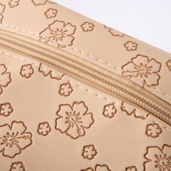 Cozomga Brown PU leather Stylish Retro Makeup Cosmetic Toiletry light brow
