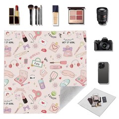 Self-Adhesive Magic Cloth Makeup Bag, Multi-Functional Cosmetic 55*55, Cute