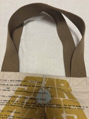 Loungefly Canvas Reusable Shopping Bag Beige Brown Graphic Print Star Wars