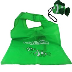 Cute Little Fish Fold up Reusable Shop Tote Grocery Bag