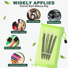 Happyupcity 2PCS Creen Mesh Nylon Storage Bag 2 Count (Pack of 1), Random
