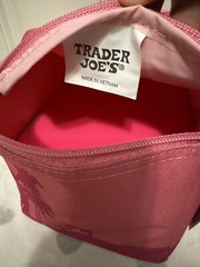 Trader Joe’s Valentines Day Mini Insulated Tote Bag- Bundle Lavender / Pink