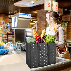 10 Pack Reusable Grocery Bags for Groceries 35L Large Capacity Heavy Duty Waterp