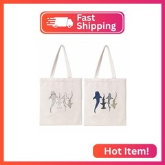 Lamkidle Shark Tote Bag Ocean Animal Canvas Bag Cute Cotton Canvas Summer Tote B