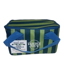 Trader Joe’s Spring Mini Insulated Bag Limited Edition Fast Shipping Stripe Rare