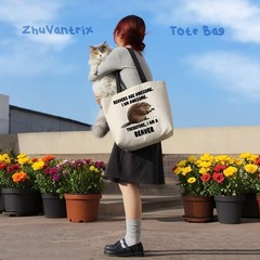 Awesome Beaver Tote Bag Reusable Grocery Bags Aesthetic Shopping Shoulder Han…