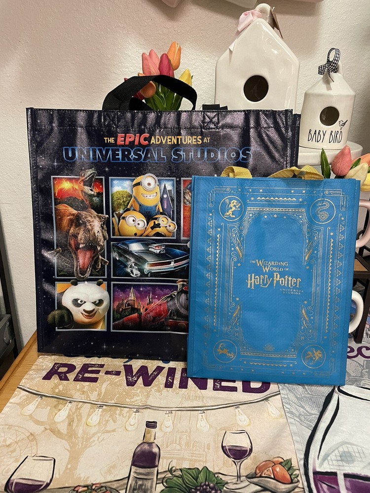 Epic Adventures at Universal Studios Hollywood & Harry Potter Reusable Bags.