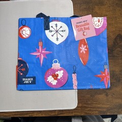 Trader Joes’s Holiday Gift Tote Bag 3 Set Limited Christmas 2024