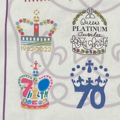 Royal Collection Trust Platinum Jubilee Bag Queen Elizabeth 1952 2022 70 yrs New
