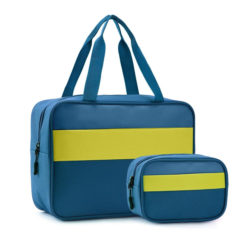 Rueesh 2Pcs Toiletry Bag for 30*21*13cm/11.81*8.27*5.12inch, Blue