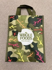 Whole Foods Market New Small Green Rainbow Chard Reusable Bag