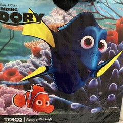 Tesco Finding Dory Tote Bag Nemo Disney Pixar Fish Coral Sea Life Eco Gift New