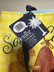 Trader Joe’s Reusable State Shopping Bag Lot Of 4 South Carolina Delaware 2 Ohio