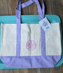 Trader Joe’s Authentic PURPLE/Lavender Large Canvas Tote Bag