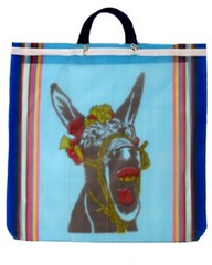 Mexican Mesh Bag Burro – 18X18 – Various Colors – Made in Mexico