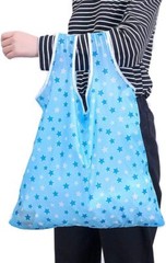 Foldable Reusable Grocery Tote Bags, 6 Pack, Waterproof, Machine Washable