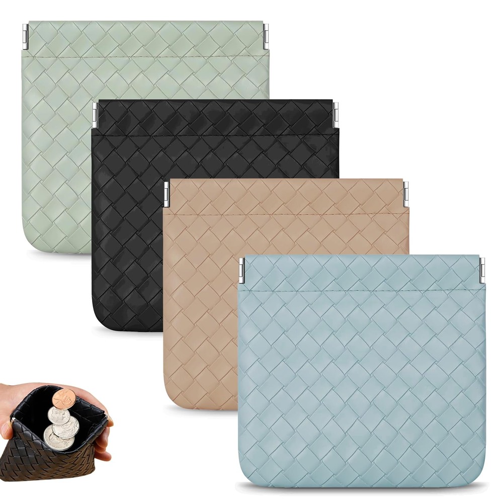 MXXUUOOM 4PCS Small Makeup Bag Mini Cosmetic Organizer Coin Travel Style-03
