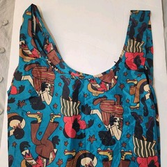 BAGGU Collab JOONBUG GROUP SKATE Teal Standard Baggu Reuseable Bag