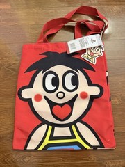 Want Want Snacks Hot Kid Logo Reusable Tote Bag Red Taiwanese Snack Brand