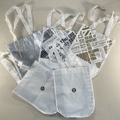 Lululemon Lot Of 30 Reusable Shopping Bags Various Colors & Size