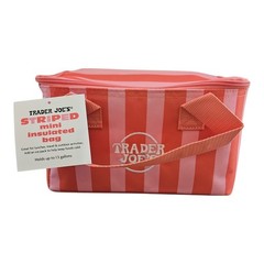 Trader Joe’s Summer 2026 MINI Insulated Bag Set of 2 Blue/Purple & Pink Stripe