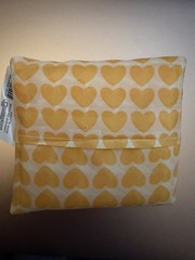 Monoprix reusable shopping bag-brand new. La cantine yellow hearts