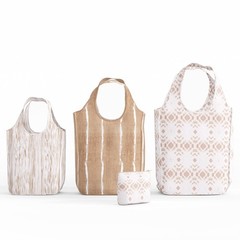 Pure Sage Reusable Grocery Bag Bundle – Stylish Shopping Bags for Groceries –
