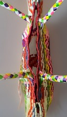 Multicolor Artisan Bag with Snap Closure, Waterproof, Reusable, shopping bag