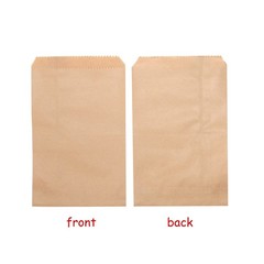 Volanic 100PCS 4X6 Inch Kraft Paper Bags Small 4×6 (Pack of 100), Brown