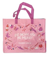Trader Joe’s Reusable Gift Bag Holiday Set Of 3 NWT