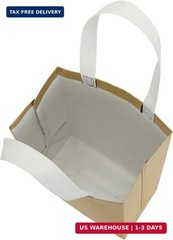 Tosnail 40 Pack 10 x 8 Inch Reusable Present Gift Bag, Medium Grocery Bags, Shop