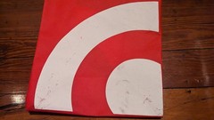 Reusable Red Target Shopping SMALL Tote Bag 11.5×15.5 target logo
