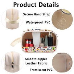 G2TUP Ecuador Clear Makeup Bag Ecuadorian Chuta Gifts Ecuatoriano clear