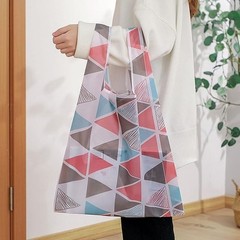 5 Pack Large Grocery Bags,Foldable Heavy Duty Nylon Shopping Tote,5 Random style