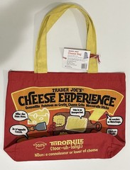 Trader Joe’s Popular Cheese Bag Pop Art Tote Authentic and Made in U.S.A