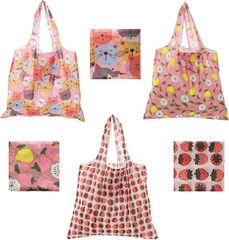 1 Pack Foldable Grocery Bag, Waterproof Reusable Shopping Bag Holder,Tote Bags N