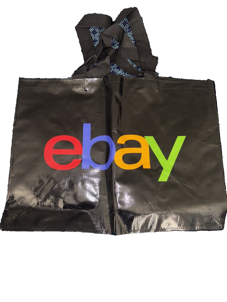 eBay Open 2025 30th Anniversary Logo Tote Bag New Large Black Reusable Shopping