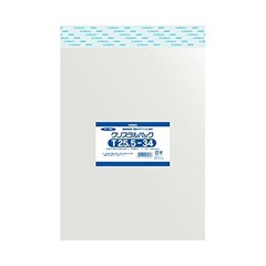 Heiko Crystal Pack Clear OPP Bags with Tape 25.5 x 34cm 100 Bags T25.5-34from JP