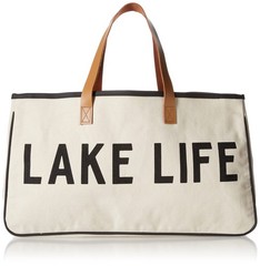 Santa Barbara Design Studio Womens Tote – Cotton Canvas Shoulder Bag with Lea…